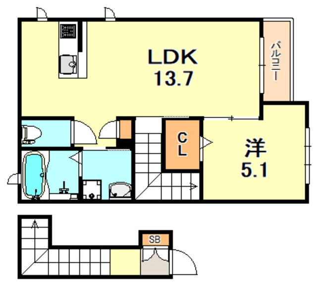 兵庫県神戸市垂水区高丸２ 山陽垂水駅 1LDK アパート 賃貸物件詳細