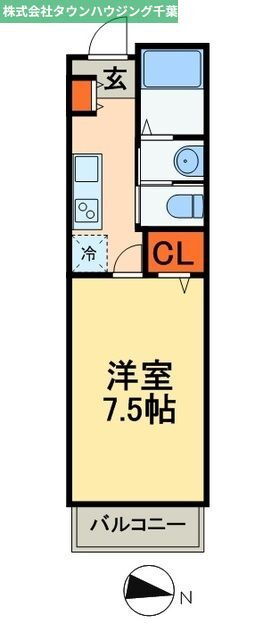 千葉県千葉市中央区末広１ 本千葉駅 1K アパート 賃貸物件詳細