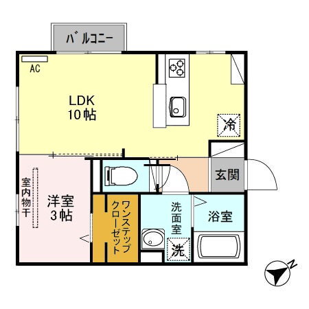 新潟県新潟市東区河渡庚 東新潟駅 1LDK アパート 賃貸物件詳細