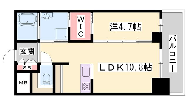 兵庫県姫路市市之郷 東姫路駅 1LDK マンション 賃貸物件詳細