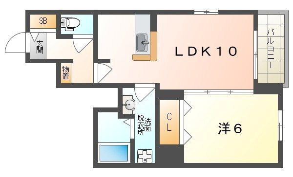 大阪府門真市柳町 門真市駅 1LDK アパート 賃貸物件詳細