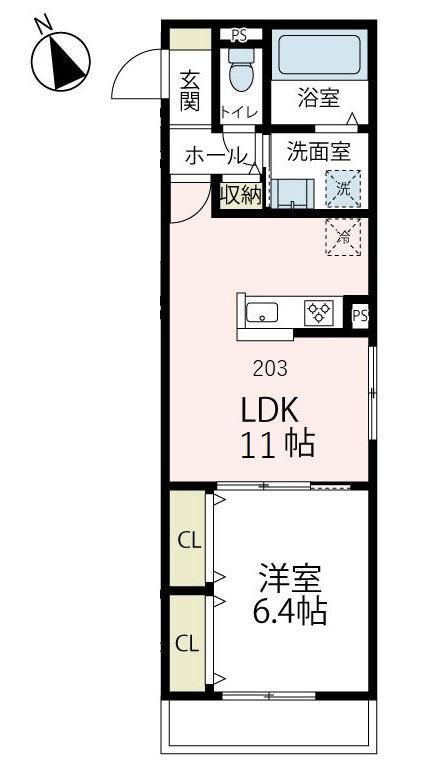 神奈川県川崎市中原区井田１ 元住吉駅 1LDK アパート 賃貸物件詳細