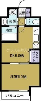 コスモプレミアムベイ大阪 9階 1DK 賃貸物件詳細