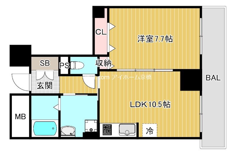 大阪府大阪市城東区成育２ 野江駅 1LDK マンション 賃貸物件詳細