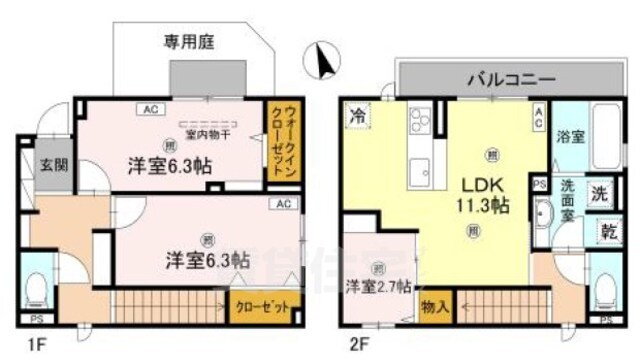 大阪府大阪市阿倍野区阪南町２ 昭和町駅 3LDK 一戸建て 賃貸物件詳細