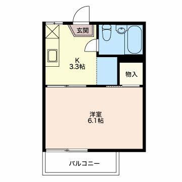 愛知県安城市柿碕町長合 宇頭駅 1K アパート 賃貸物件詳細