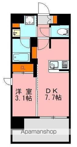 福岡県福岡市博多区美野島３ 博多駅 1DK マンション 賃貸物件詳細
