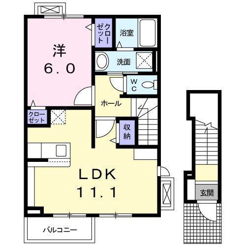 茨城県結城市大字結城 結城駅 1LDK アパート 賃貸物件詳細