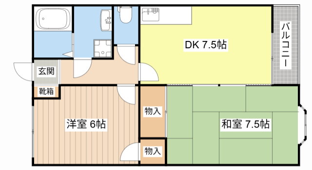 滋賀県湖南市中央２ 甲西駅 2DK アパート 賃貸物件詳細