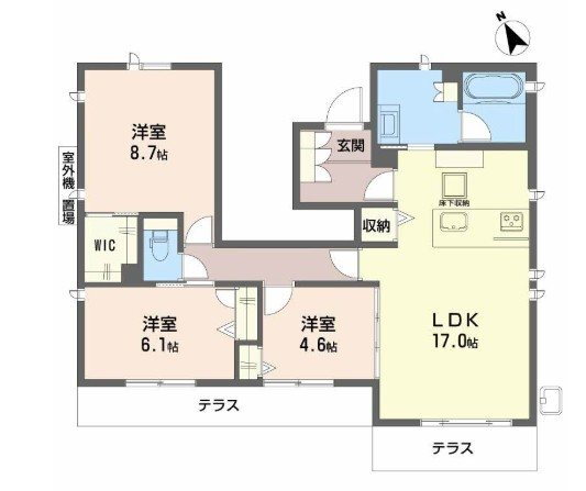 大阪府豊中市新千里西町２ 千里中央駅 3LDK アパート 賃貸物件詳細