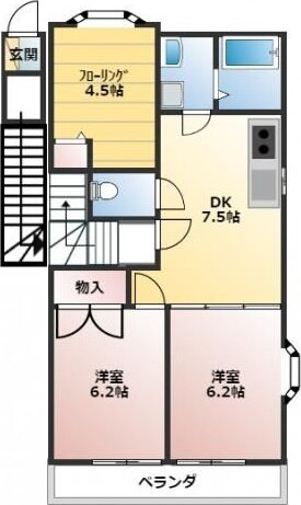 群馬県太田市新道町 細谷駅 3DK アパート 賃貸物件詳細