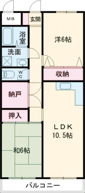 ファミール小作台 4階 2SLDK 賃貸物件詳細