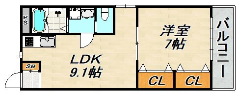 ときわ萩乃ハイツ 2階 1LDK 賃貸物件詳細