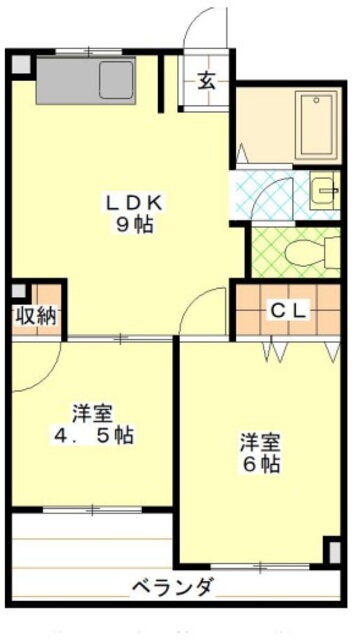 石川マンション 5階 2DK 賃貸物件詳細