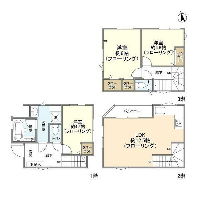 Ｋｏｌｅｔ梅島 3LDK 賃貸物件詳細