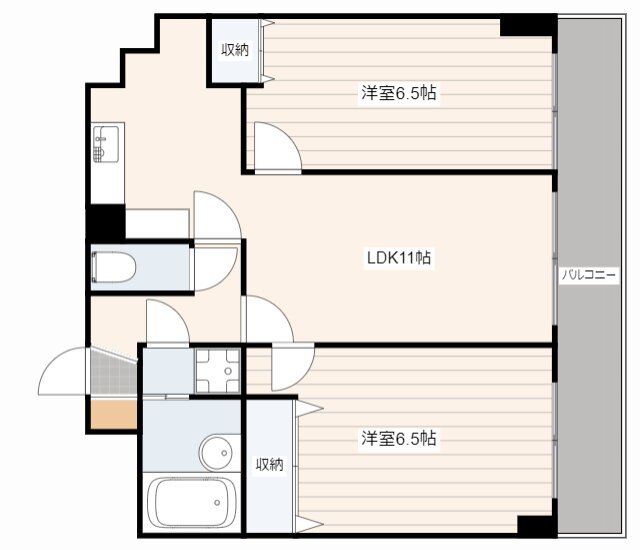 広島県広島市中区堺町２ 小網町駅 2LDK マンション 賃貸物件詳細