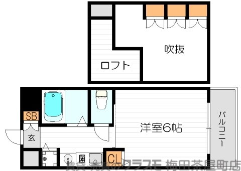 大阪府大阪市北区末広町 南森町駅 1K マンション 賃貸物件詳細