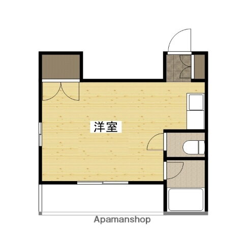 森田ビル２ 1階 ワンルーム 賃貸物件詳細
