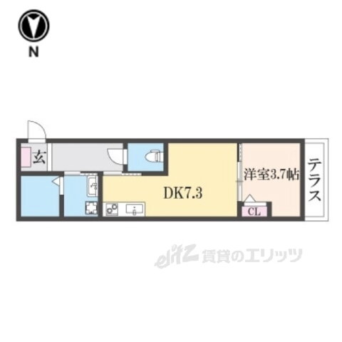 大阪府寝屋川市桜木町 寝屋川市駅 1DK アパート 賃貸物件詳細