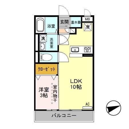 新潟県新潟市東区新松崎２ 新潟駅 1LDK アパート 賃貸物件詳細
