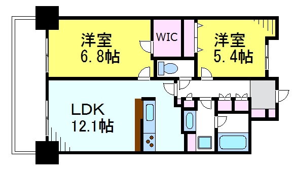東京都武蔵野市境１ 武蔵境駅 2LDK マンション 賃貸物件詳細