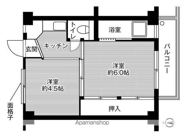 静岡県浜松市中央区老間町 天竜川駅 2K マンション 賃貸物件詳細