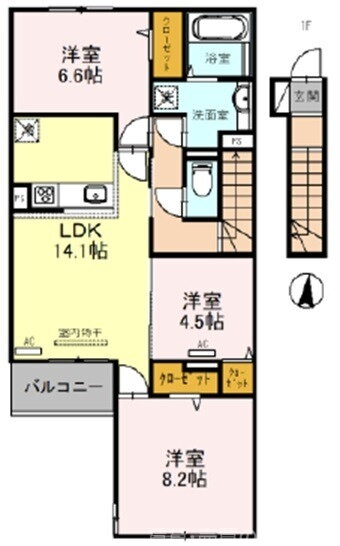 Ｔ’ｓスクエア下鴨 2階 3LDK 賃貸物件詳細