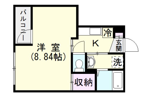 鹿児島県鹿児島市下荒田４ 騎射場駅 1K マンション 賃貸物件詳細