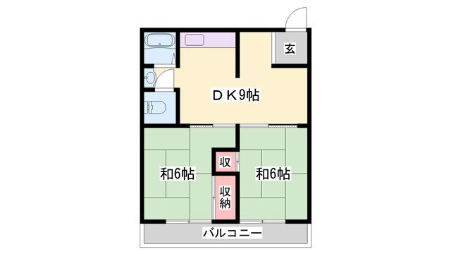 兵庫県姫路市大塩町 大塩駅 2DK マンション 賃貸物件詳細