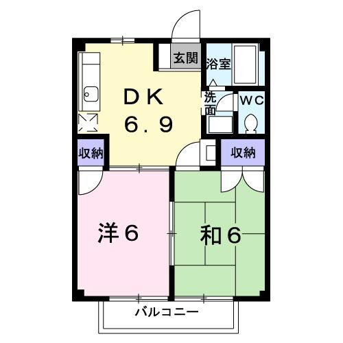 三重県名張市鴻之台２番町 名張駅 2DK アパート 賃貸物件詳細