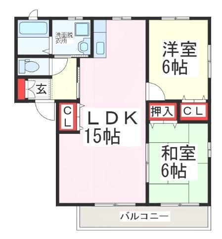 熊本県熊本市西区田崎１ 田崎橋駅 2LDK アパート 賃貸物件詳細