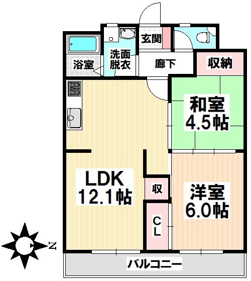 愛知県名古屋市港区入場２ 港北駅 2LDK マンション 賃貸物件詳細