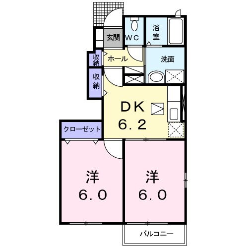 鹿児島県鹿児島市喜入町 喜入駅 2DK アパート 賃貸物件詳細