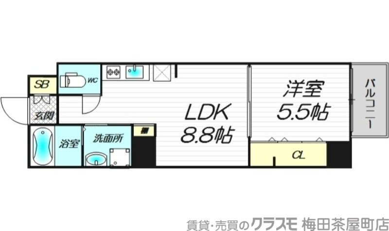 大阪府大阪市北区天満１ 天満橋駅 1LDK マンション 賃貸物件詳細