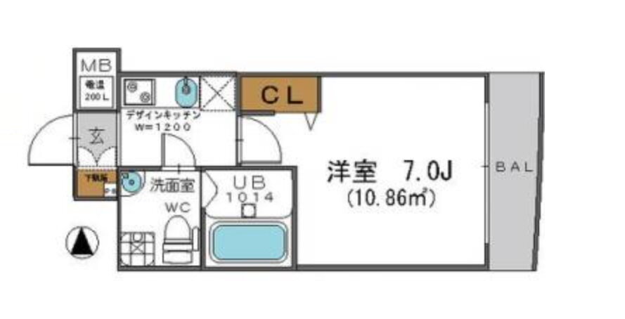 大阪府大阪市中央区上汐１ 谷町九丁目駅 1K マンション 賃貸物件詳細