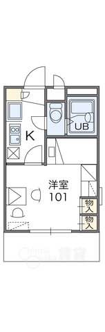 レオパレスｍｅｒｖｅｉｌｌｅ 3階 1K 賃貸物件詳細