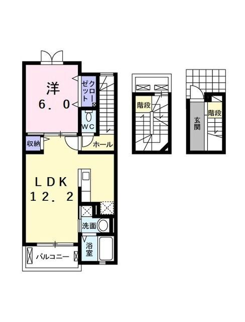 埼玉県三郷市新和１ 三郷中央駅 1LDK アパート 賃貸物件詳細