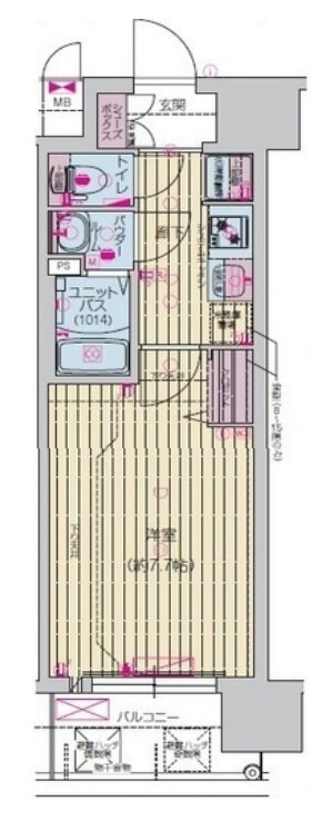 大阪府大阪市浪速区塩草３ 芦原橋駅 1K マンション 賃貸物件詳細