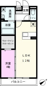 埼玉県越谷市大字大里 大袋駅 1LDK アパート 賃貸物件詳細