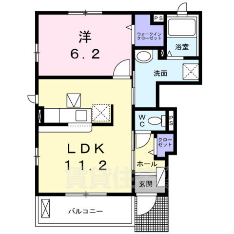 大阪府四條畷市田原台３ 白庭台駅 1LDK アパート 賃貸物件詳細
