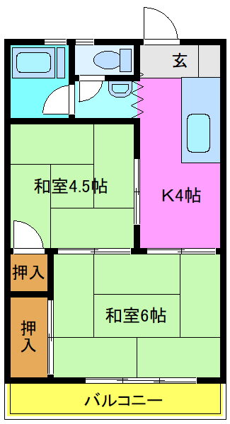 東京都墨田区立花５ 小村井駅 2K マンション 賃貸物件詳細