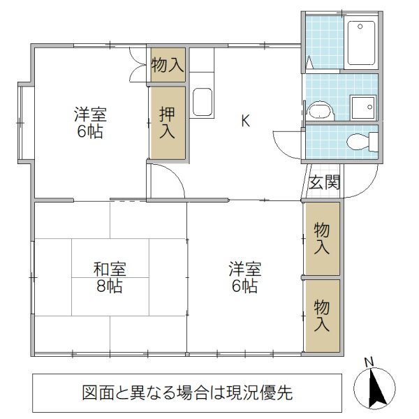 ハイツジュピト 1階 3K 賃貸物件詳細