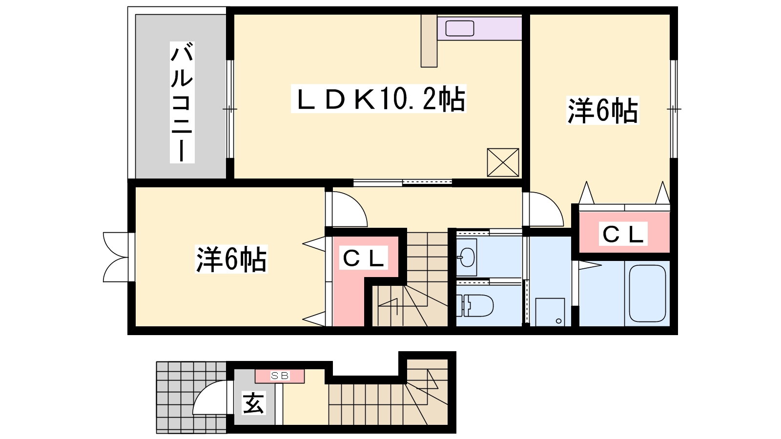 兵庫県姫路市網干区垣内本町 山陽網干駅 2LDK アパート 賃貸物件詳細