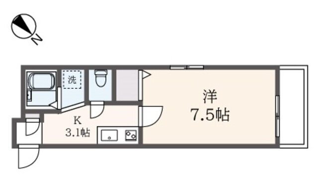 パークアヴェニュー 3階 1K 賃貸物件詳細