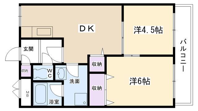 兵庫県西宮市津門川町 今津駅 2DK マンション 賃貸物件詳細