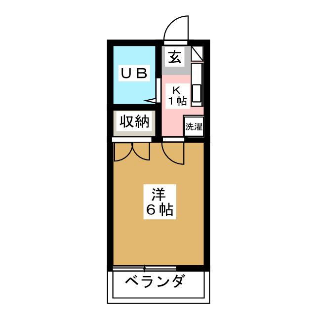 コーポムラサキ 1階 1K 賃貸物件詳細