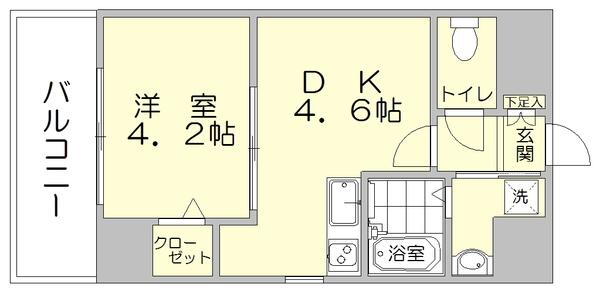 福岡県福岡市博多区博多駅南２ 東比恵駅 1DK マンション 賃貸物件詳細