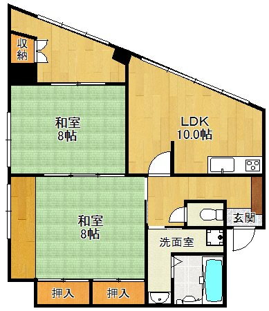兵庫県宝塚市栄町３ 宝塚駅 2LDK マンション 賃貸物件詳細