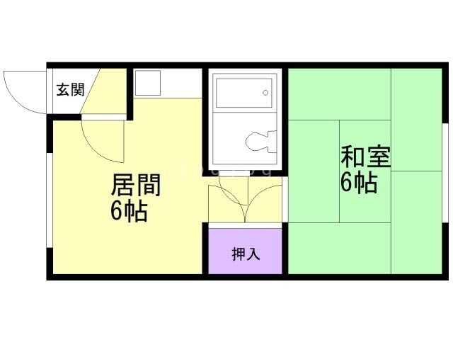 フレンドハイツ 2階 1DK 賃貸物件詳細
