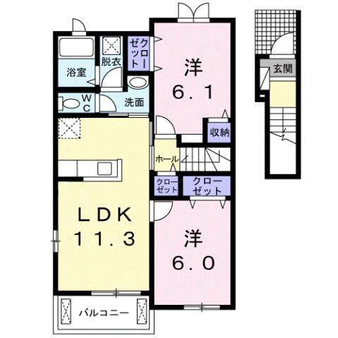 静岡県富士市厚原 富士駅 2LDK アパート 賃貸物件詳細